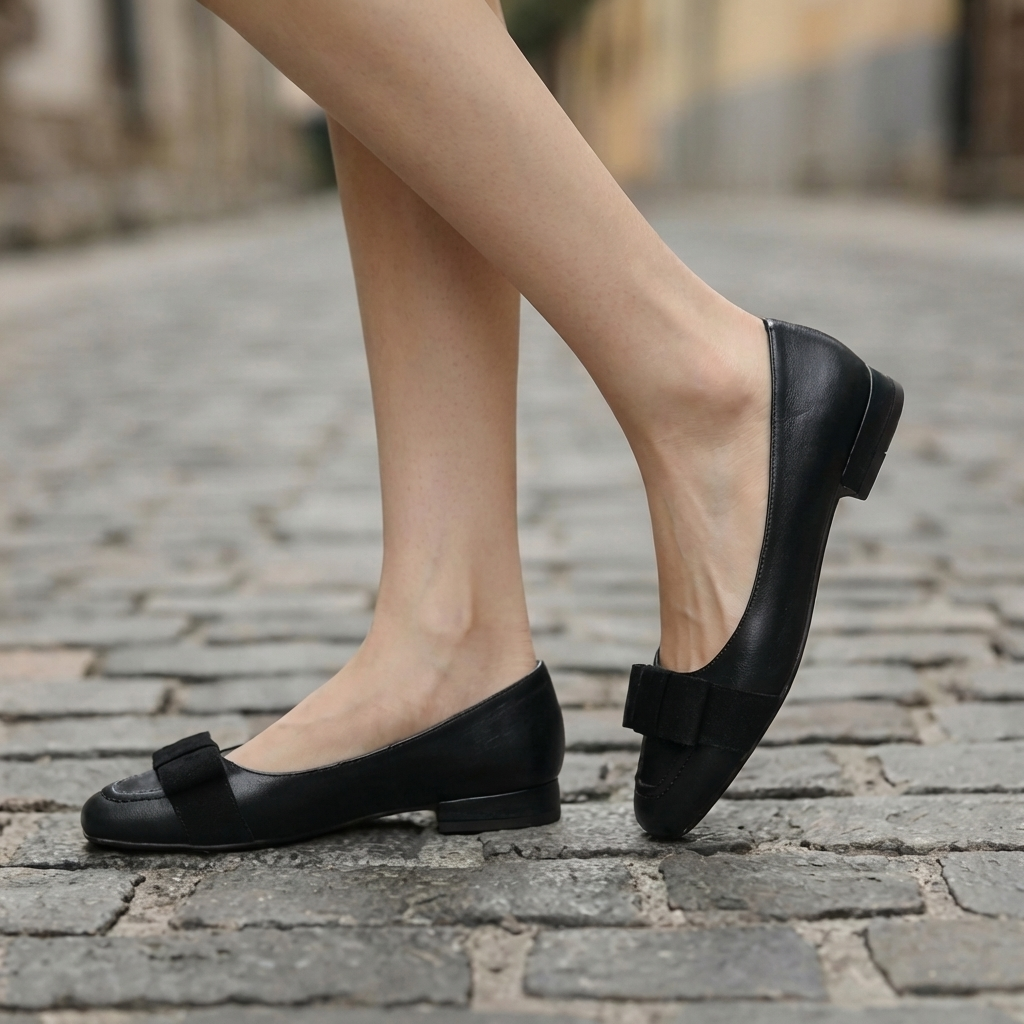 CAMILLE | Ballerines en cuir