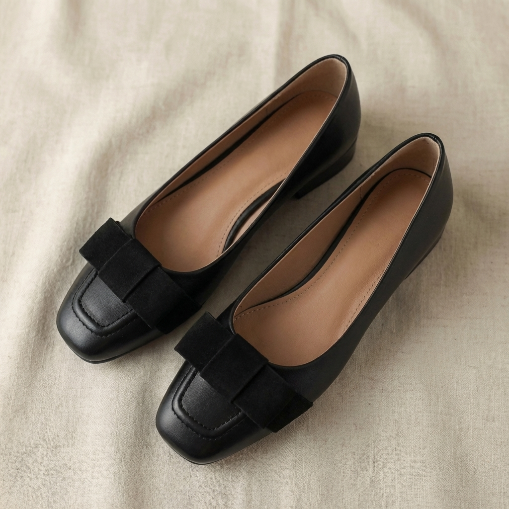 CAMILLE | Ballerines en cuir