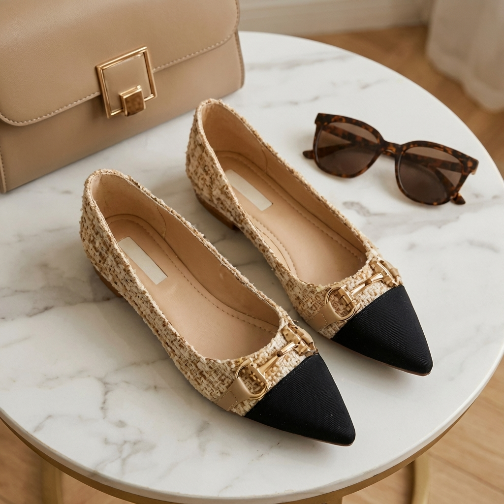 VERONA | Ballerines en Tweed