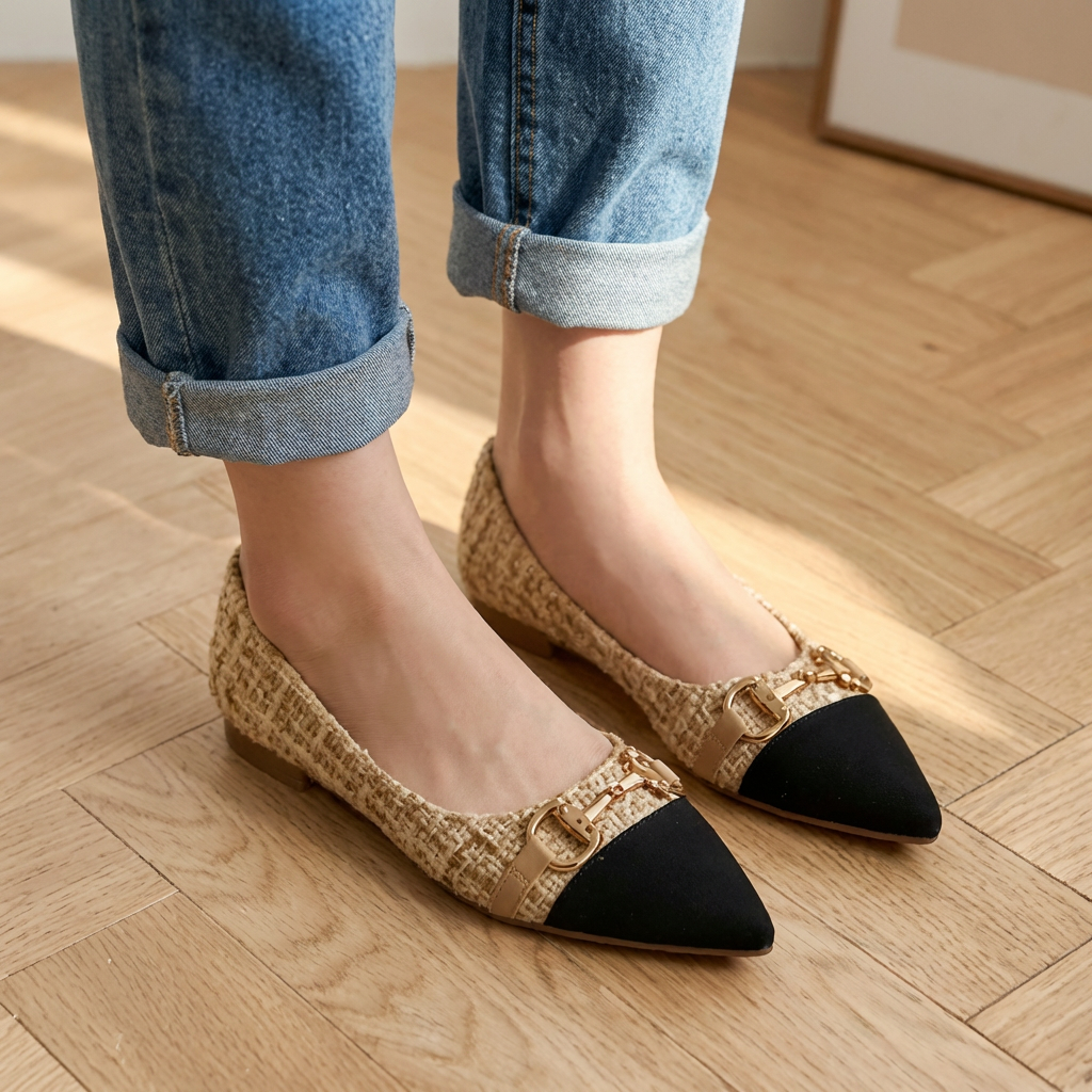 VERONA | Ballerines en Tweed