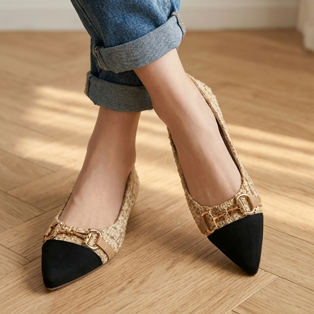 VERONA | Ballerines en Tweed