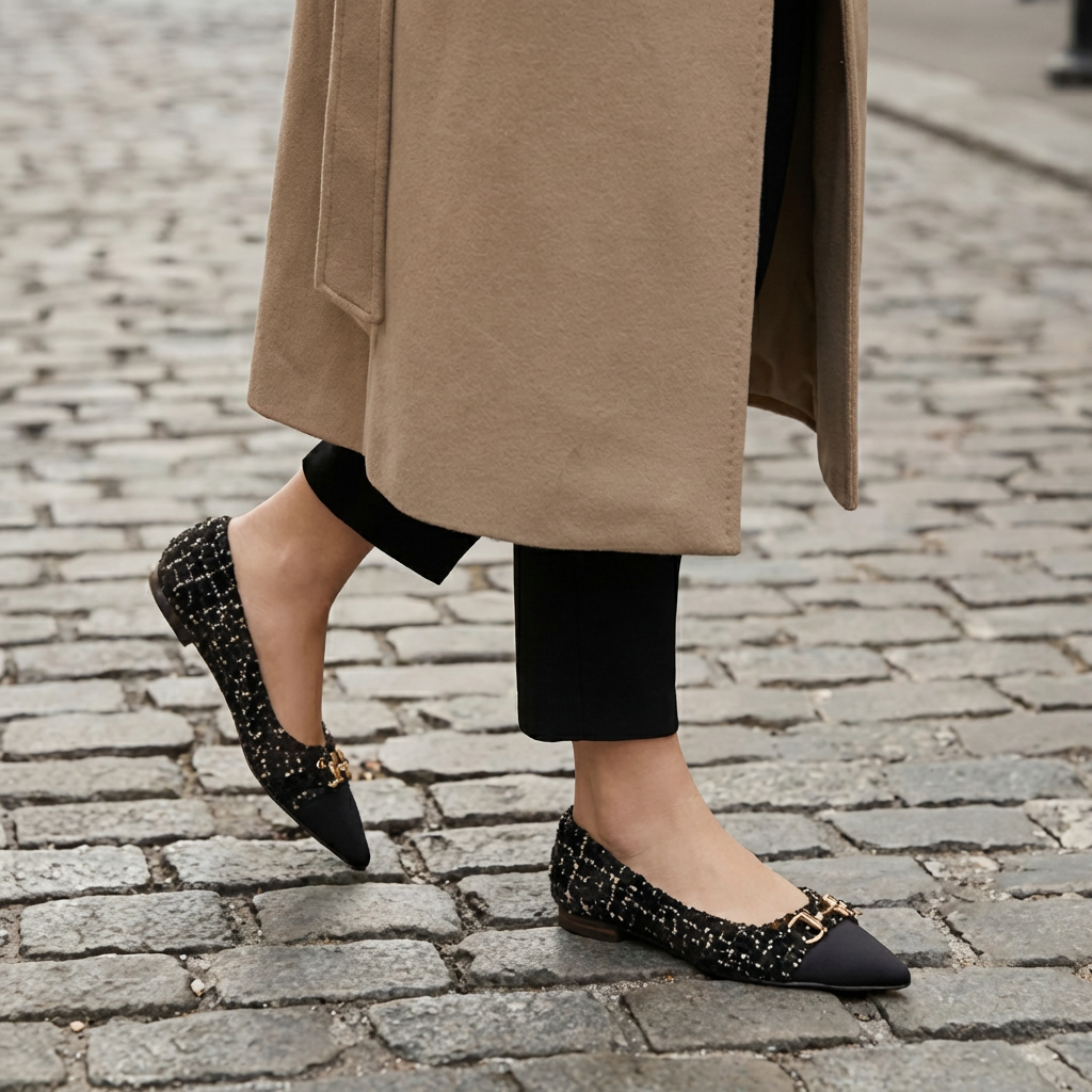 VERONA | Ballerines en Tweed