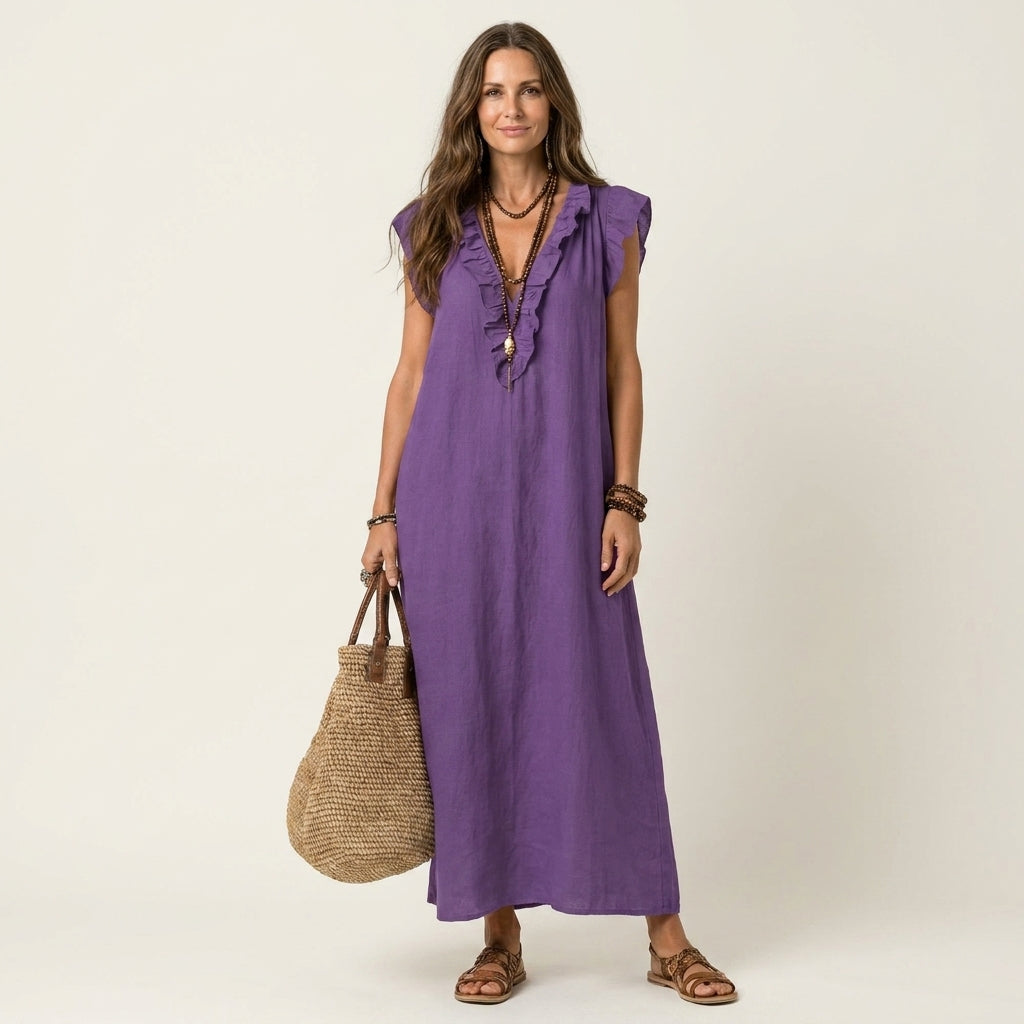 Marguerite | Robe Maxi Bohème Élégante