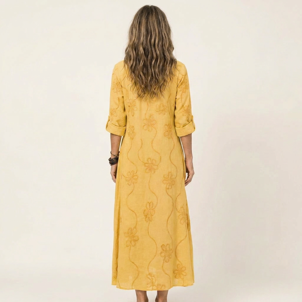 Jeanne | Robe Maxi Bohème Élégante