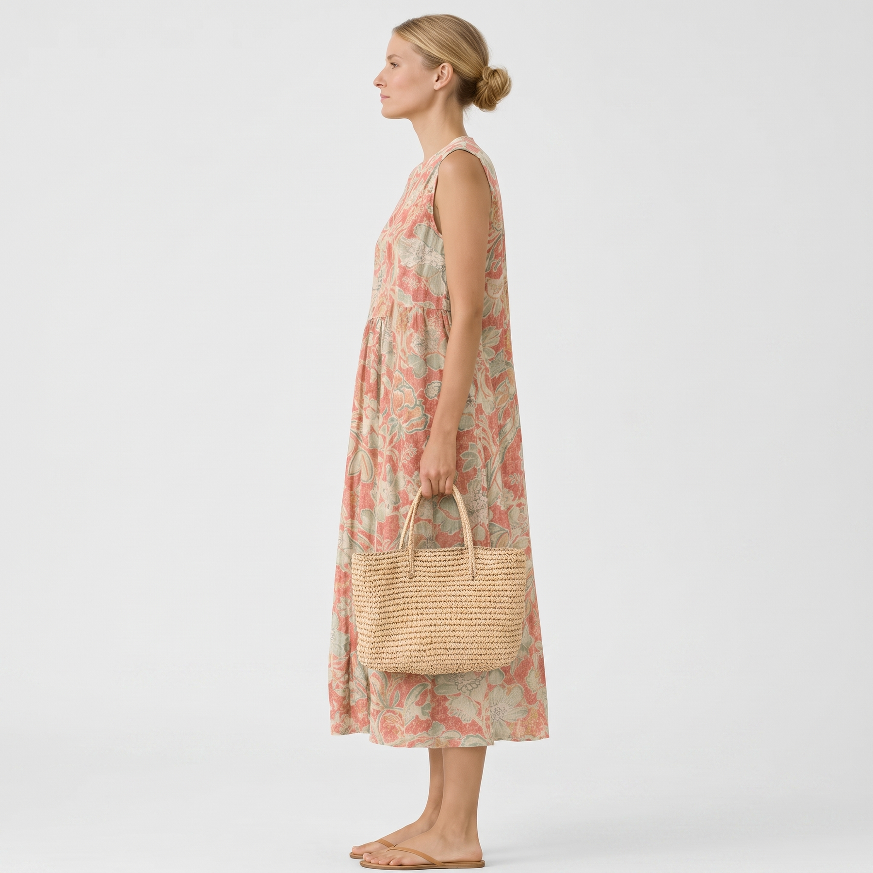 Francine | Robe Maxi Fleurie Élégante