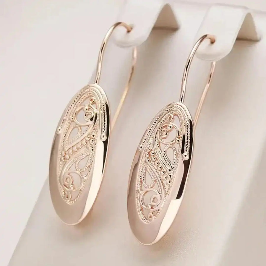 Boucles d'Oreilles Suspendues en Or