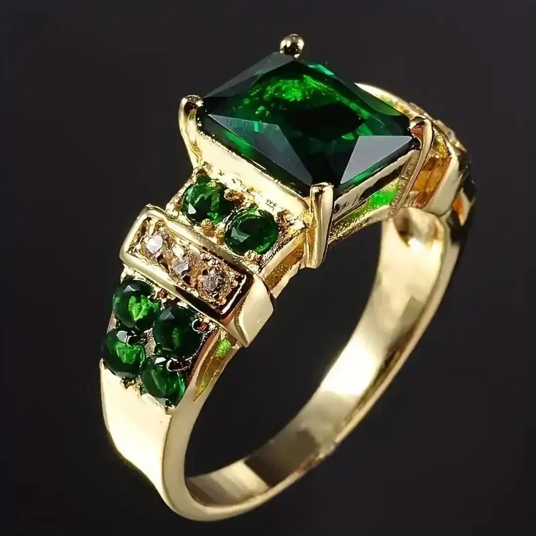 Bague Émeraude Exquise Intemporelle