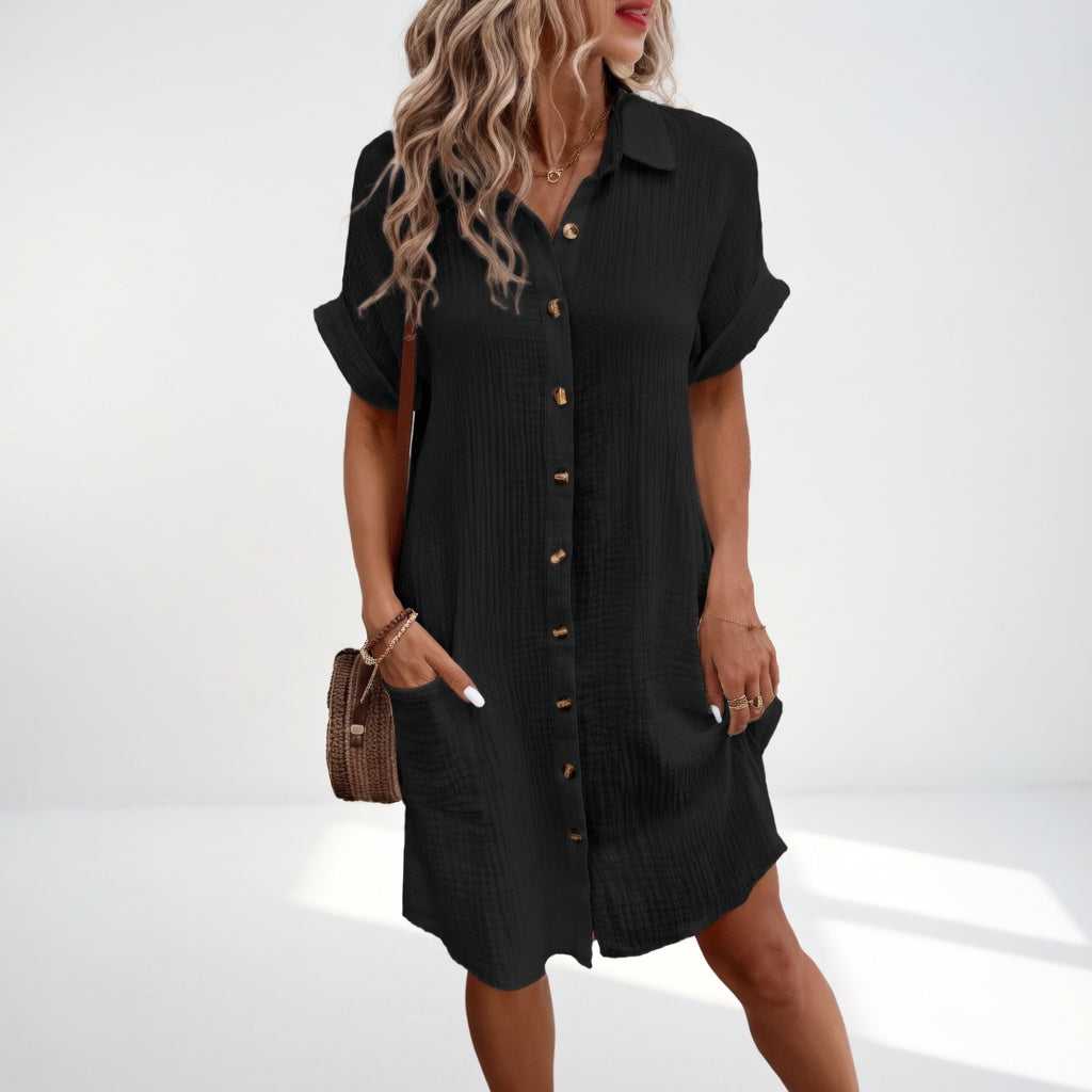 BÉATRICE | Robe chemise élégante