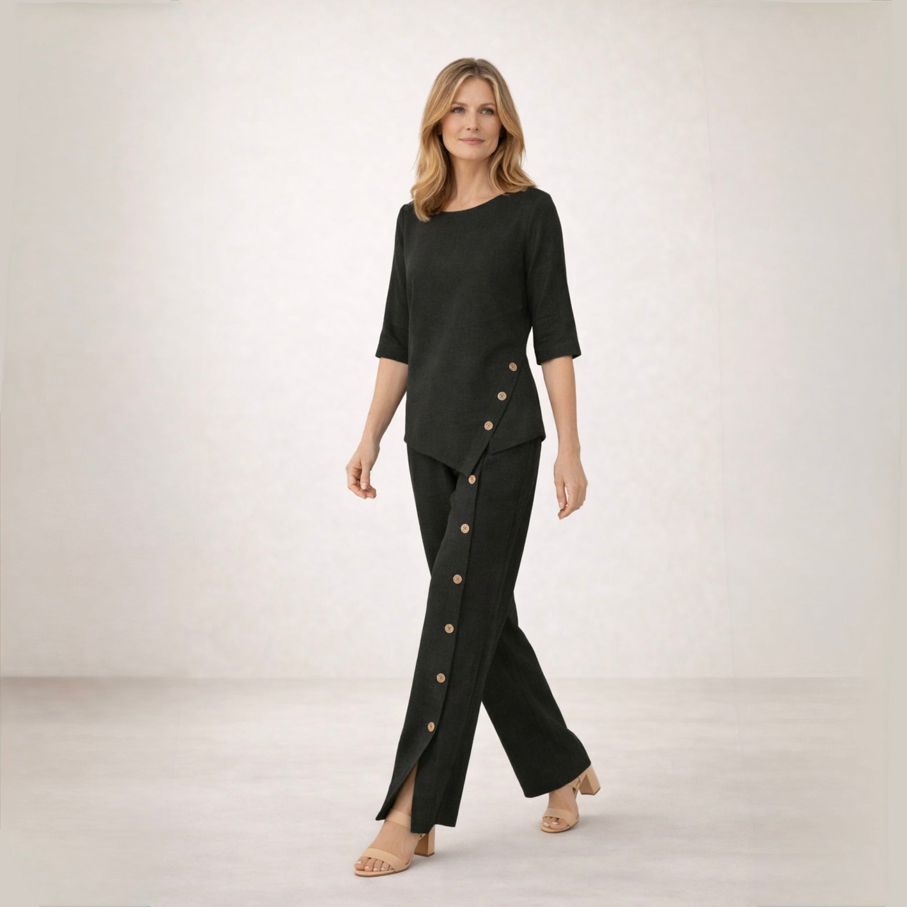 GRAZYNA™ | Ensemble en Lin Élégant