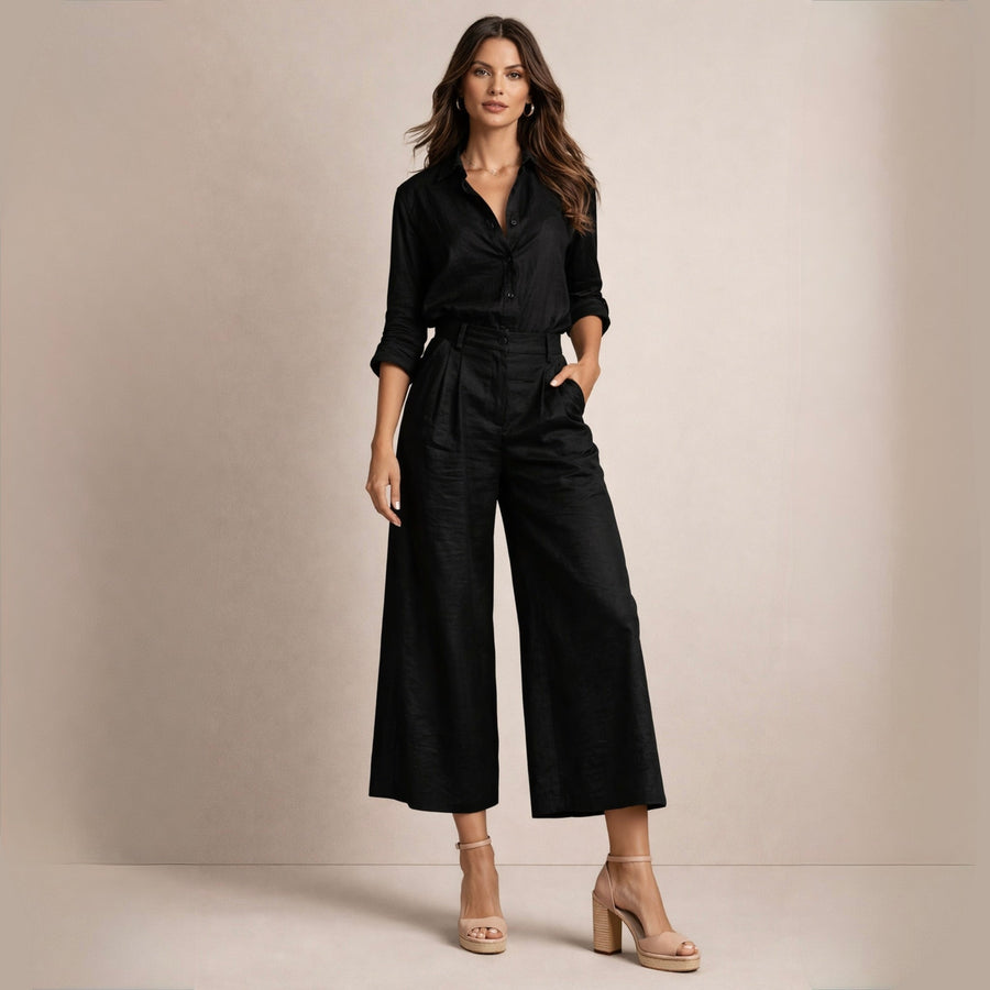 DELPHINE™ | Ensemble Élégant en Lin