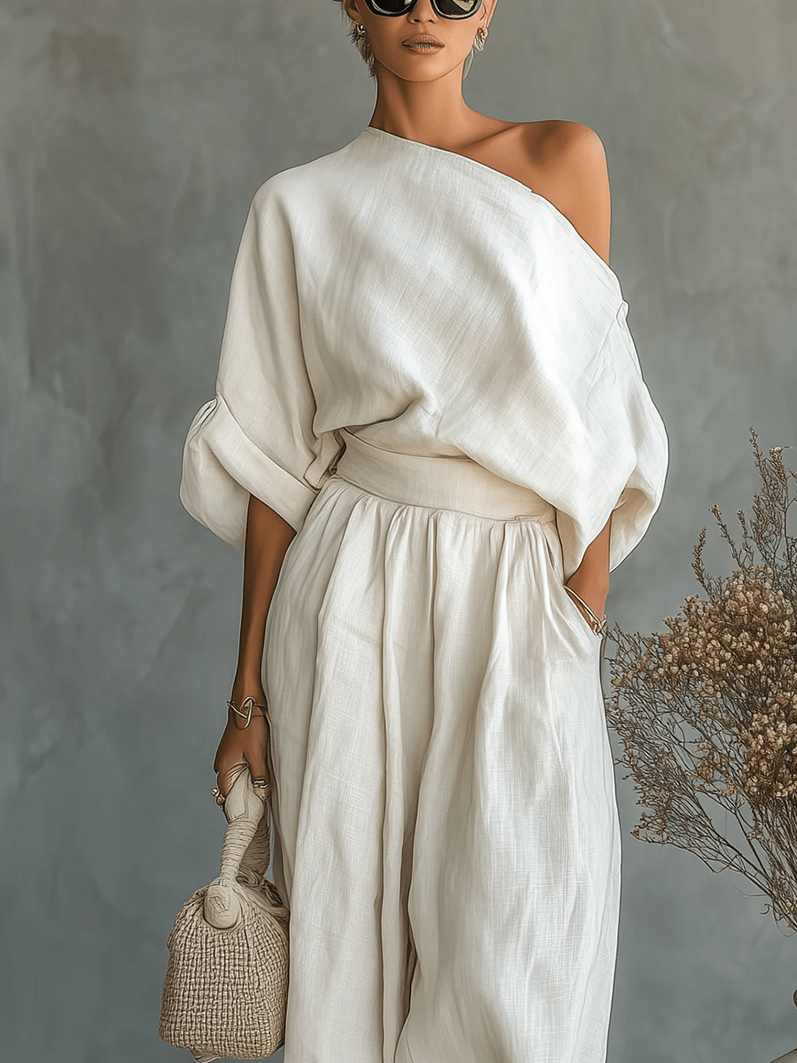 Aurélie | Ensemble Élégant Drapé