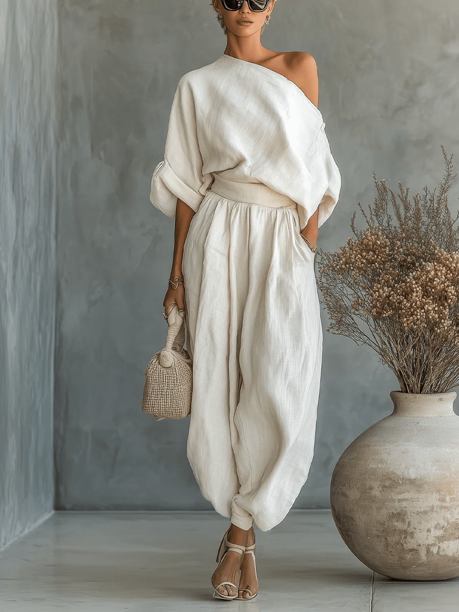 Aurélie | Ensemble Élégant Drapé