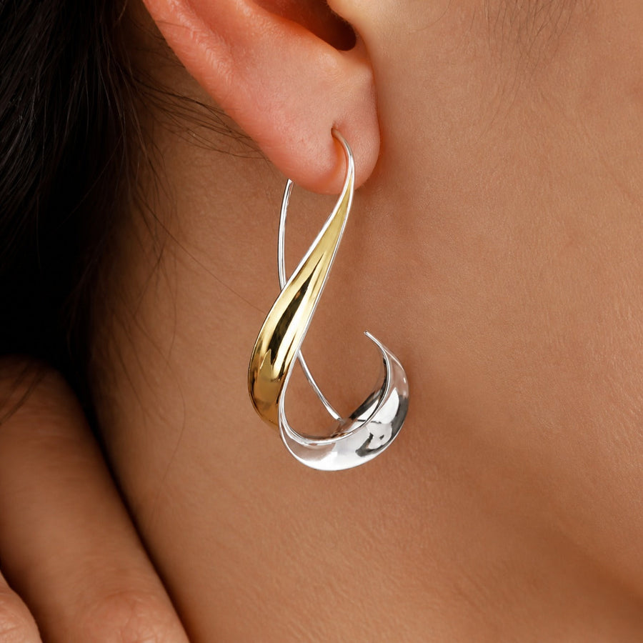 Boucles d'oreilles en or raffiné et intemporel