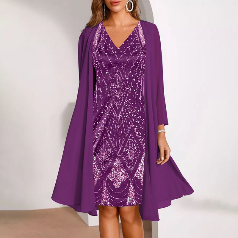 Kalie™ Élégante robe deux pièces