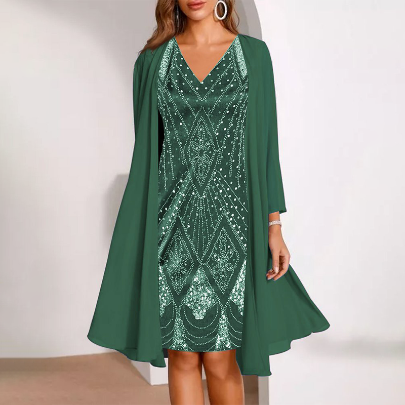 Kalie™ Élégante robe deux pièces