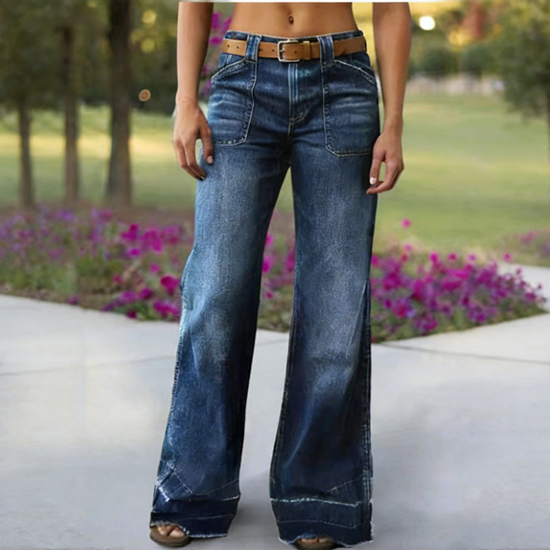 Aurevia -  Jean Large Style Vintage Femme