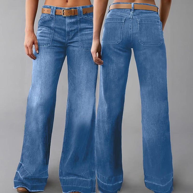 Aurevia -  Jean Large Style Vintage Femme