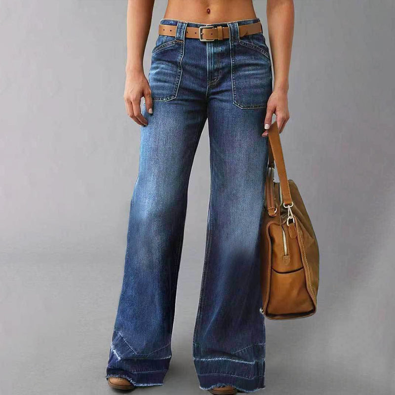 Aurevia -  Jean Large Style Vintage Femme