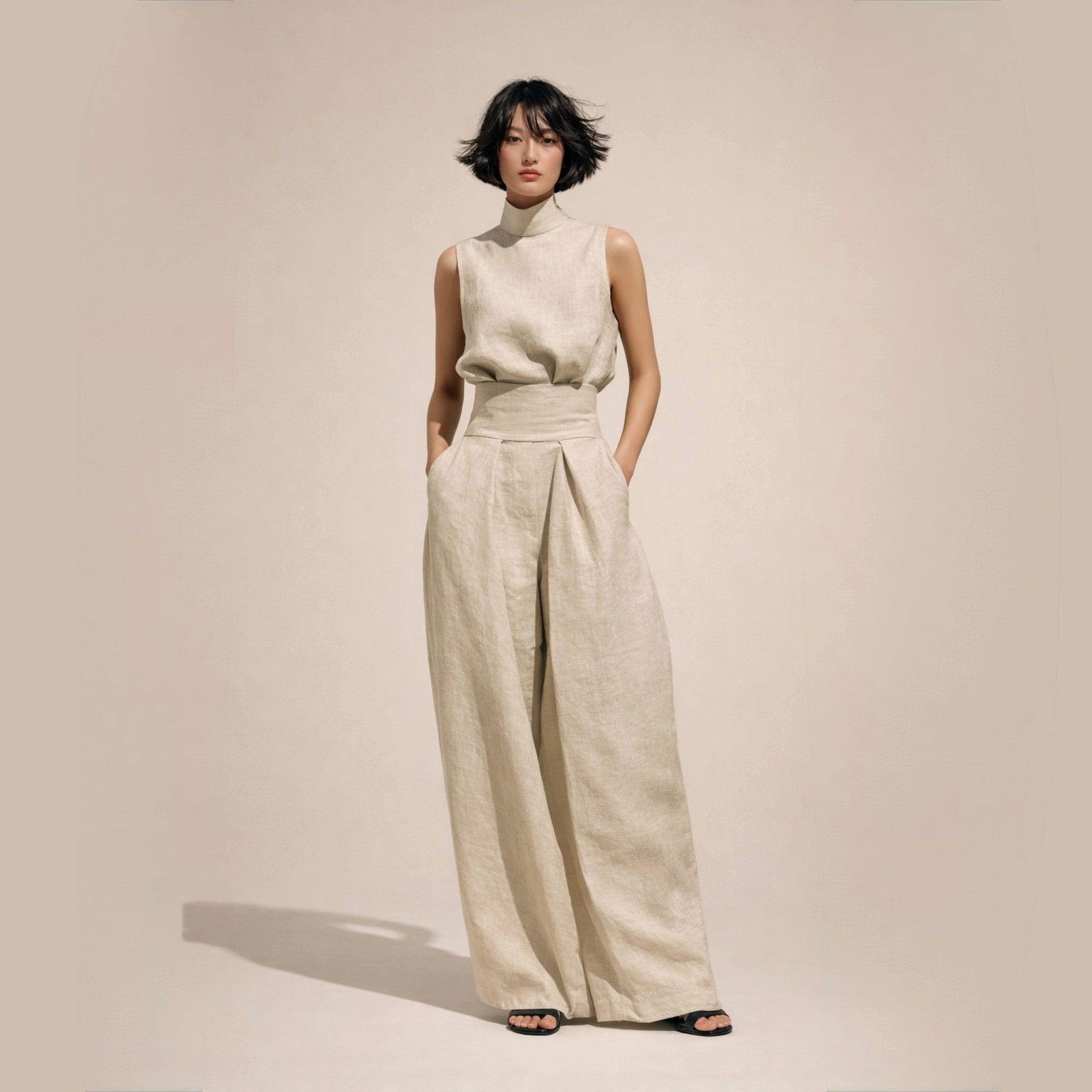 ELISA™ | Combinaison Élégante à Taille Haute
