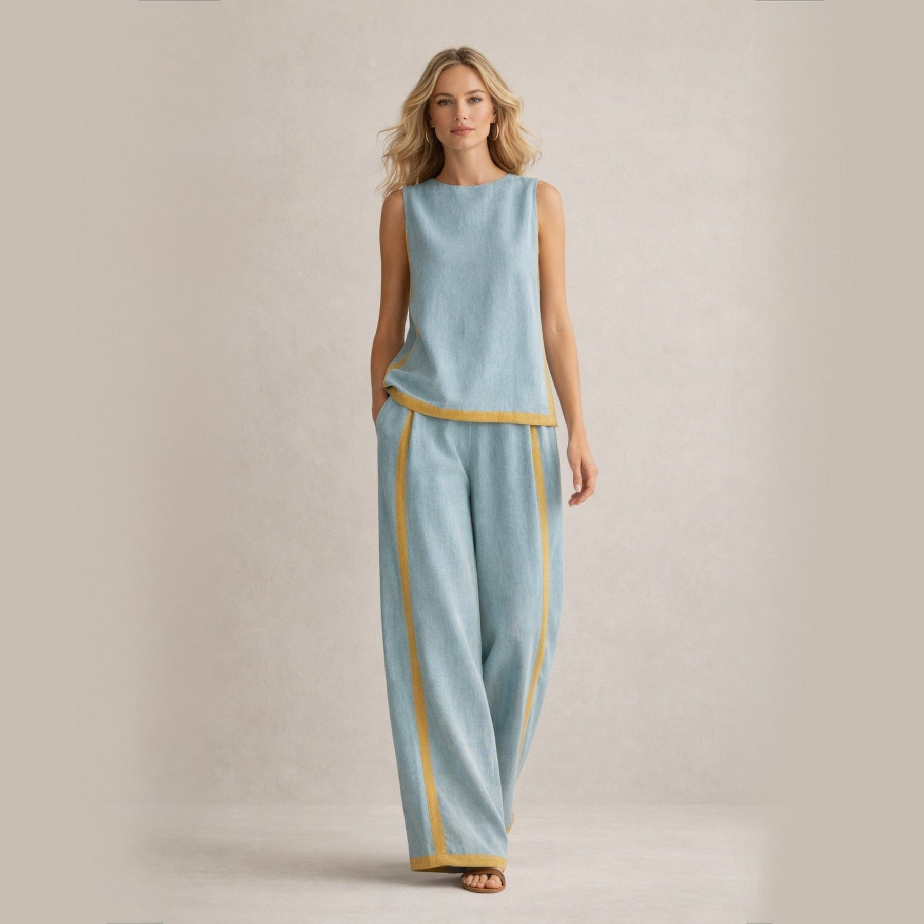 SOPHIE™ | Ensemble Élégant Avec Pantalons Amples