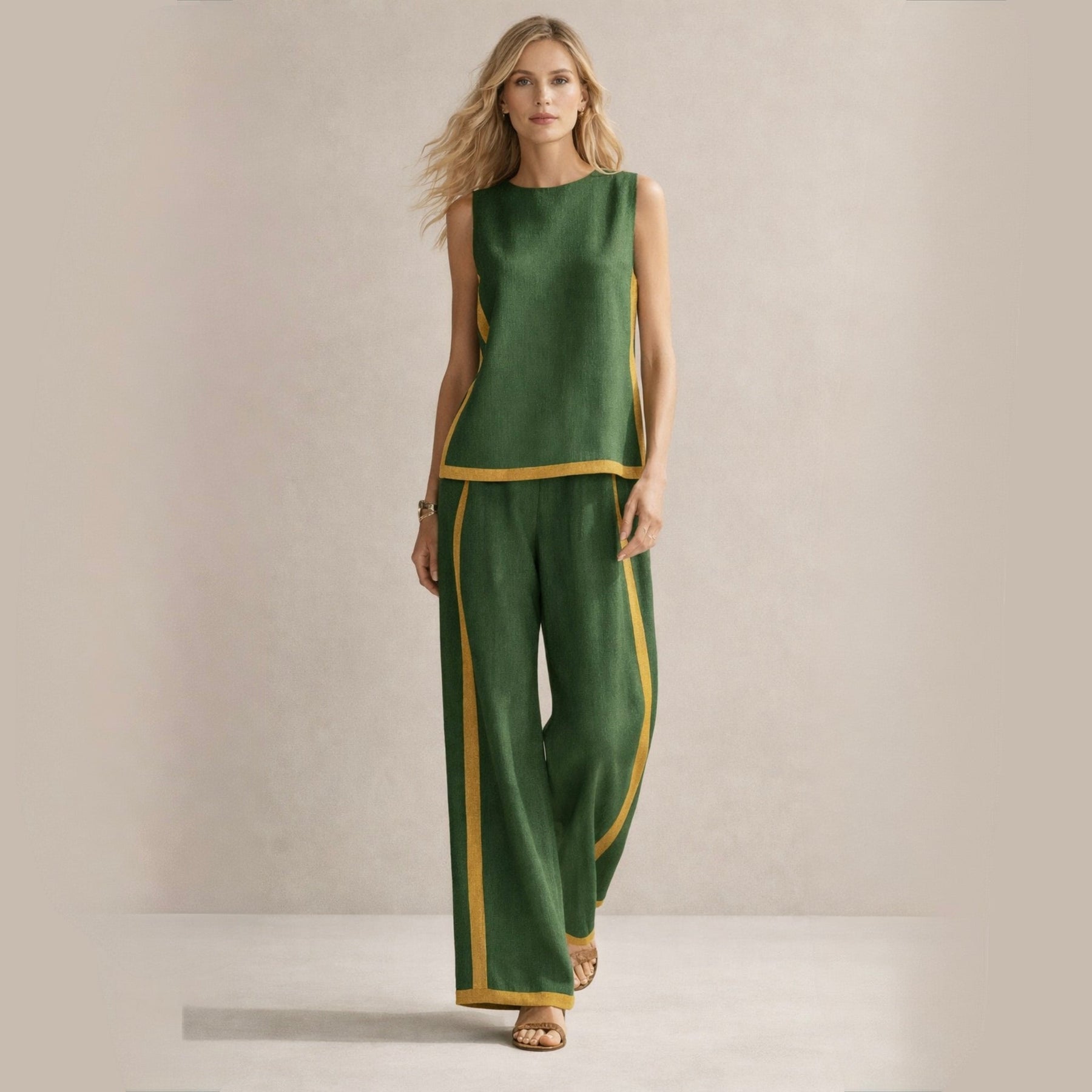 SOPHIE™ | Ensemble Élégant Avec Pantalons Amples
