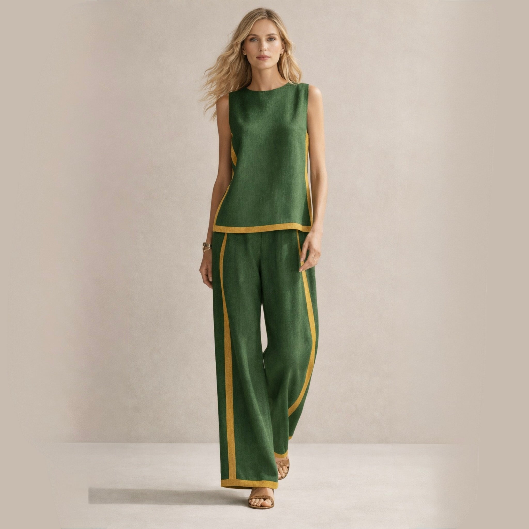 SOPHIE™ | Ensemble Élégant Avec Pantalons Amples