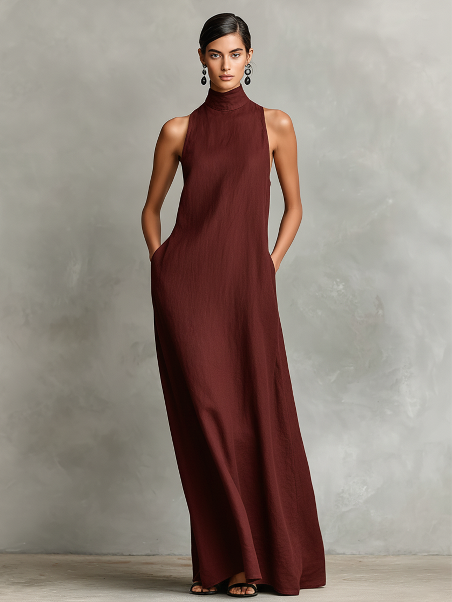 Juliette | Robe Maxi Élégante Sans Manches