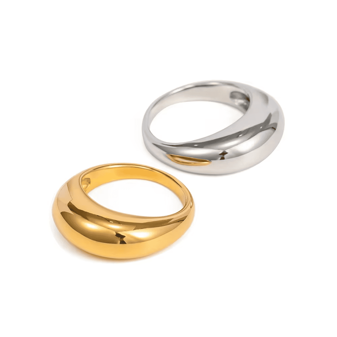Bague Arc Doré Intemporelle