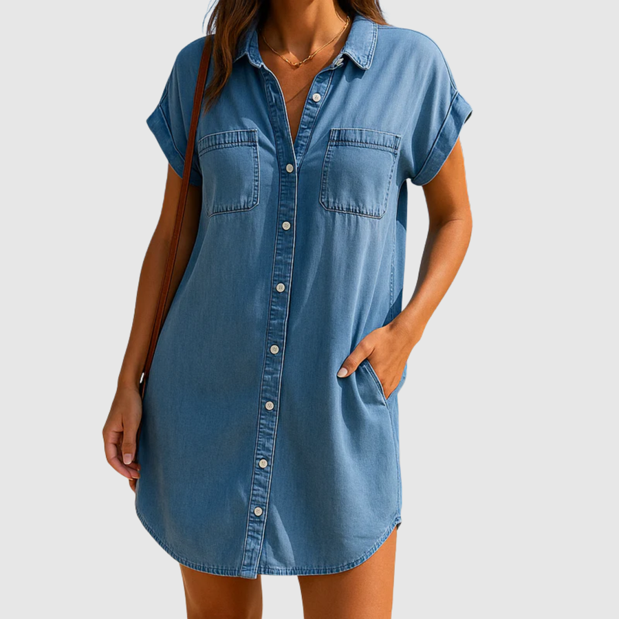 Martine | Robe Chemise Décontractée